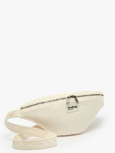 Heuptasje Hindbag Beige velours V ander zicht 2